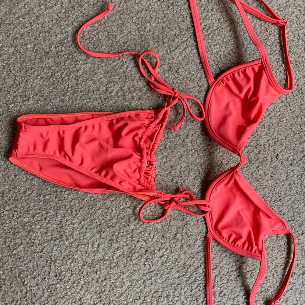 Coral Underwire Bikini